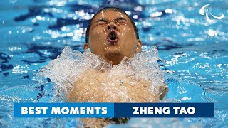 Zheng Taos Legendary World Record 🏊‍♂️  Para Swimming  Paralympic Games Best Moments [upl. by Arianna828]