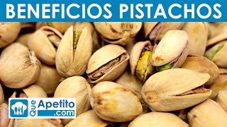 8 Propiedades y Beneficios de los Pistachos  QueApetito [upl. by Nonarb]