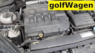 VW Golf 7 16TDI cracking in the dpf filter during regeneration and consumption [upl. by Atiluap694]