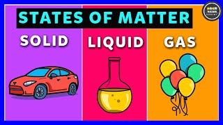 States of Matter  Solid Liquid and Gas  Chemistry [upl. by Anyah]