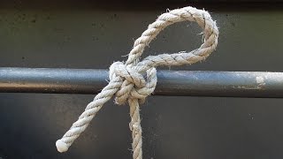 How To Tie A Highwaymans Hitch Knot [upl. by Nylrehc270]