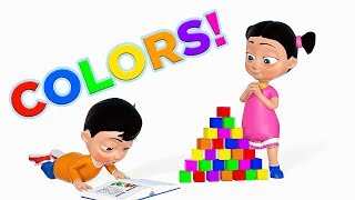 The Colors Song  Baby Songs by Nani and Babu [upl. by Ulphia712]