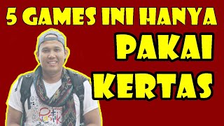 5 GAMES SERU MENGGUNAKAN MEDIA KERTAS COCOK UNTUK SERUSERUAN SAMBIL BELAJAR [upl. by Franzen381]