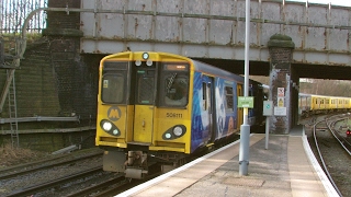 Half an Hour at 216  Birkenhead North Station 1022017  Class 507 508 terminus [upl. by Ahsikram73]