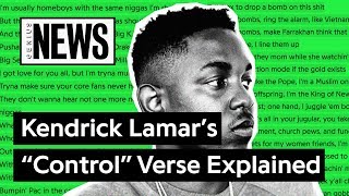 Looking Back At Kendrick Lamar’s quotControlquot Verse  Song Stories [upl. by Drusi286]