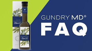 PolyphenolRich Olive Oil  FAQ  Gundry MD [upl. by Amie]