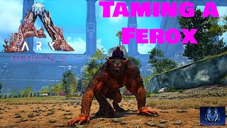 Ark Genesis 2  Taming a Ferox [upl. by Gnilrets524]