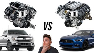 F150 vs Mustang Coyote Whats the Difference [upl. by Tedmund]