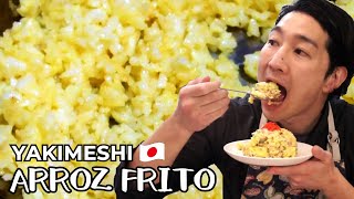 Receta YAKIMESHI fácil y delicioso de arroz frito｜cocina japonesa [upl. by Nnaacissej]