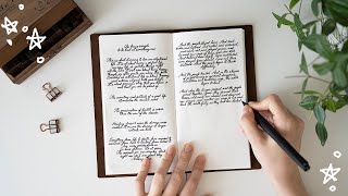 how i improved my handwriting  creating a handwriting journal [upl. by Obe232]