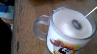 Aerolatte Review Frothing Cold Milk In Under 1 Minute [upl. by Onitsirc872]