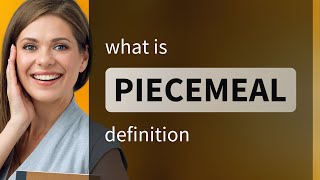 Piecemeal • PIECEMEAL meaning [upl. by Caughey246]